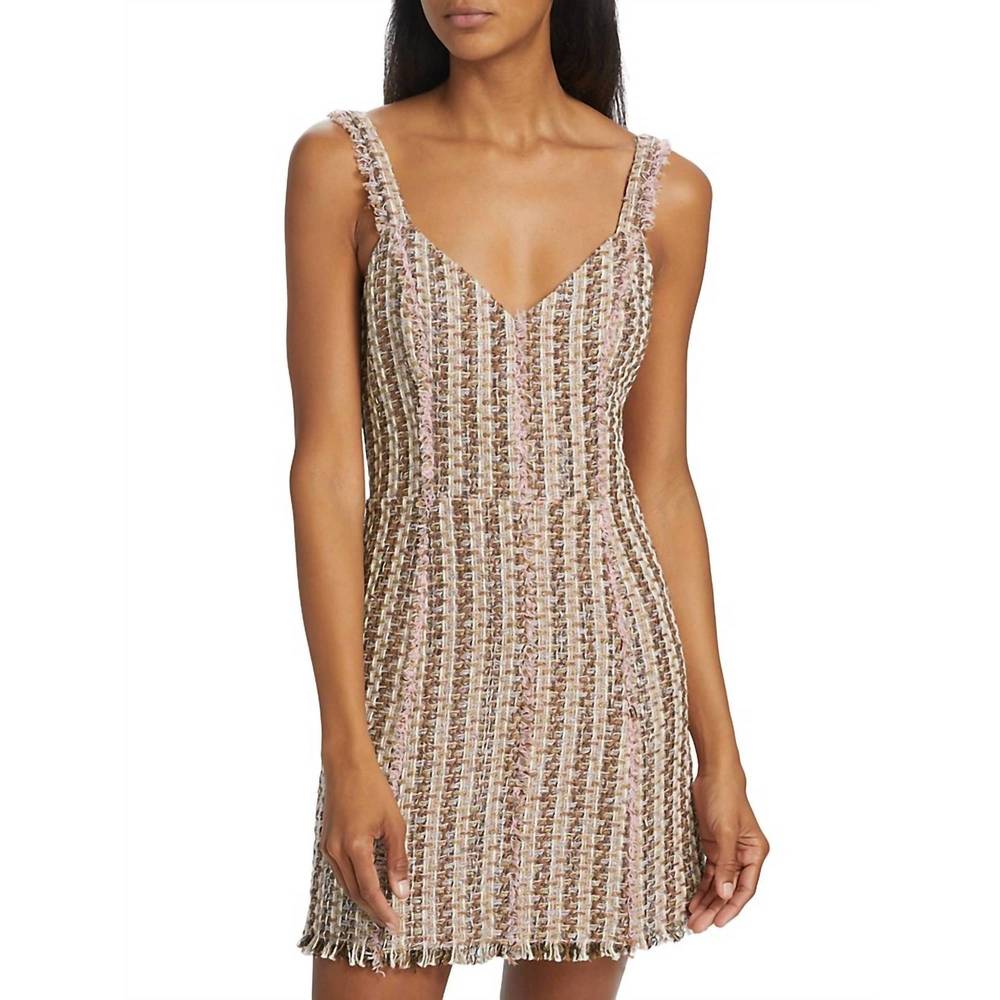 NEW RAMY BROOK reese dress in blush combo